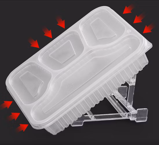 Clear Plastic Microwavable Take Away Box