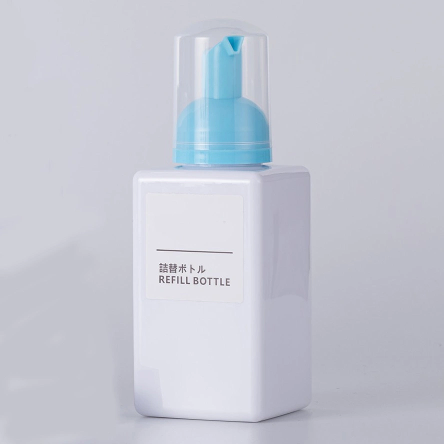 Hot Sale Baby Care 400ml 600ml Square OEM Printing Foamer Plastic Bottle Face Clean Bottle Packaging