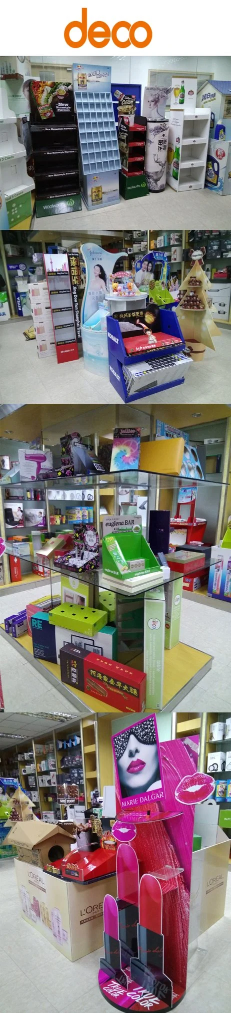 Pen Display Retail Box Counter Top Acrylic Box for School Supplies with Creative Light Showing