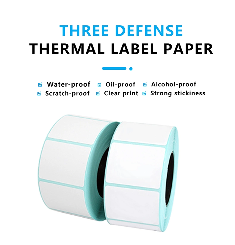 Thermal Label 40mm 80mm 110mm Custom Printing Self-Adhesive Label Paper Roll
