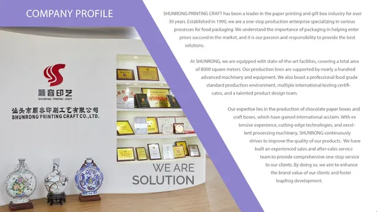 Shunrong Wholesale Customized Chocolate Bonbon Cake Cookie Candy Food Grade Safety Toy Cosmetic Paper Packing Gift Set Craft Packaging Box 