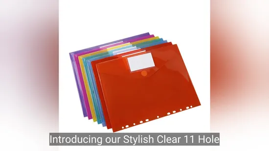 Wholesale &nbsp;Customized Printed PP A4 Book Cover Plastic File folder