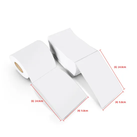 4X6 Direct Thermal Shipping Address Labels Roll 500 Pieces Self Adhesive Labels 