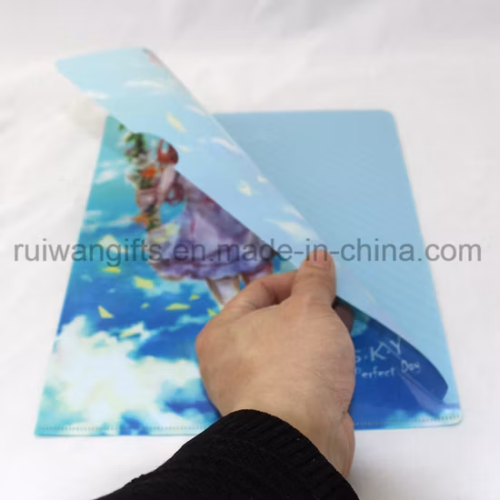 Custom Logo Printed Promotional A4 PP File Folders