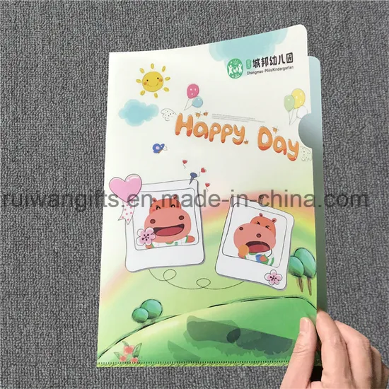A4 Hard Plastic PP 3D Printed Document File Folders for Promotional Document Holders 