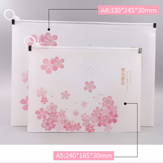 Customized Printing PVC / PP Office Supply Packaging Folder / Stationery