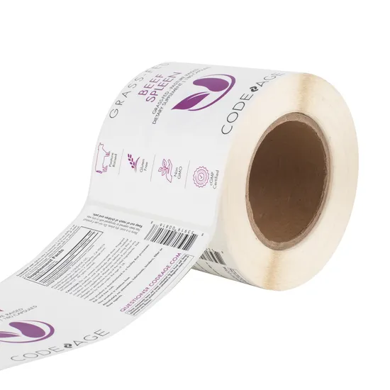 Hot Sale BOPP/PE/PP/PVC/Pet/Vinyl/Silver Roll Matt Adhesive Label Sticker 