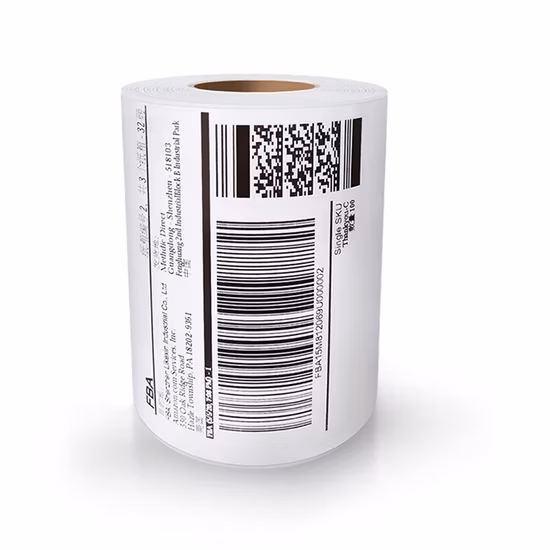 Self Adhesive Direct Thermal Sticker Paper Printed Labels for Shipping
