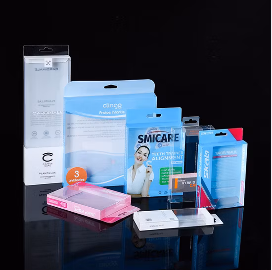 Wholesale Custom Transparent Folding PVC Pet PP Plastic Gift Packaging Used in Cosmetics Perfume Wine Cat Dog Food Jewelry Toys Panties Underwear Packing Boxes