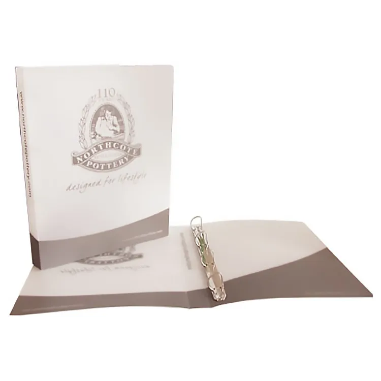 Custom Printing Promotion Stationery 6 Ring Binder PP File Folder
