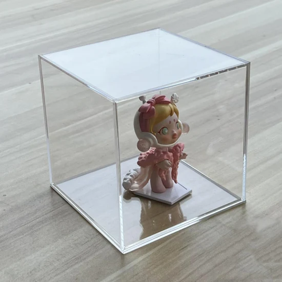 Handmade Toy Model Display Plastic Box Clear Acrylic Display Counter Box for Perfume and Cosmetic