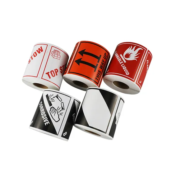Top Manufacturers Custom Thermal Label Rolls for Shipping Packaging Label Paper 