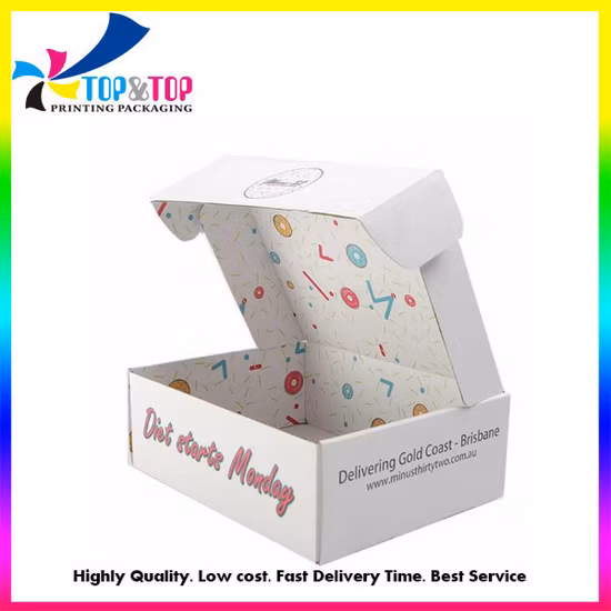 FSC Manufacturer Custom Logo Cheap Luxury Amazon Carton Packaging Shipping Corrugated Paper E