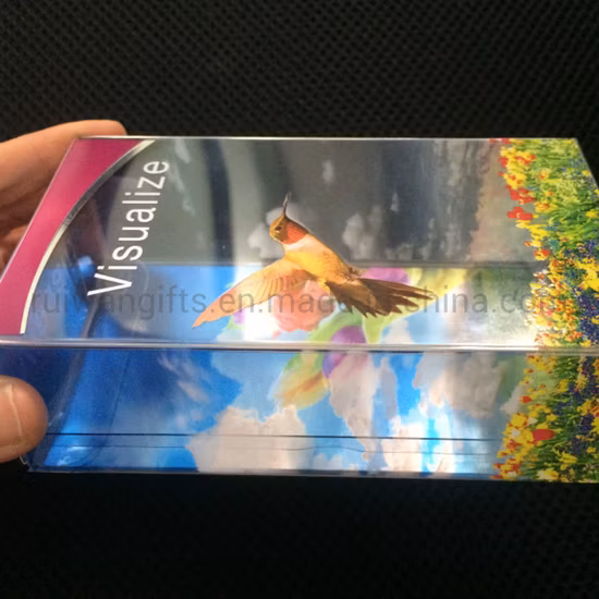 Gift Packaging Folding Clear Pet PVC PP Transparent Plastic Box with Printing