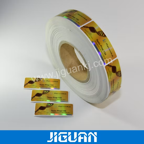 Custom Printed Cosmetic Logo Sticker Waterproof Self Adhesive Vinyl Roll Bottle Sticker Label